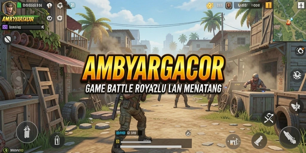 Gameplay seru dalam AMBYARGACOR yang menegangkan dan intens.
