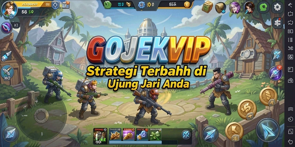 Screenshot menampilkan gameplay strategis seru dan menantang.
