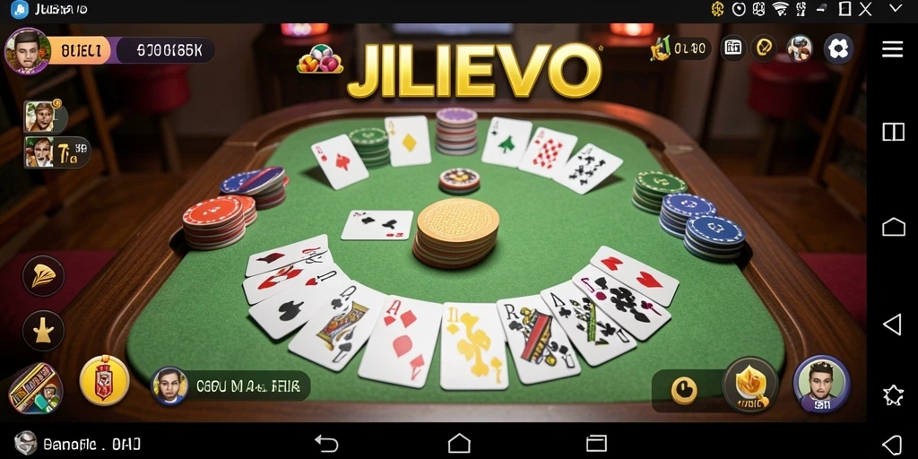 Tampilan gameplay menarik dari permainan Gaple JILIEVO.