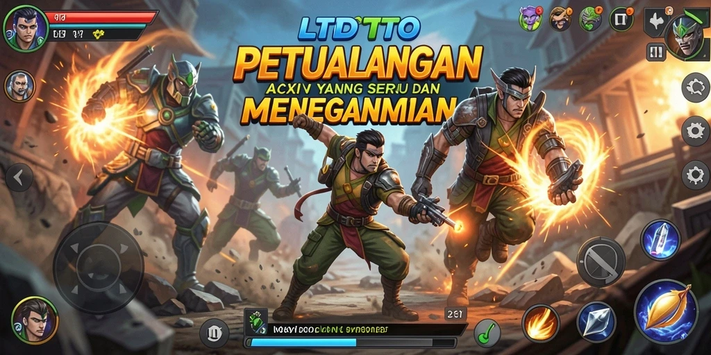 Tangkapan layar gameplay LTDTOTO menampilkan aksi seru dan mendebarkan.