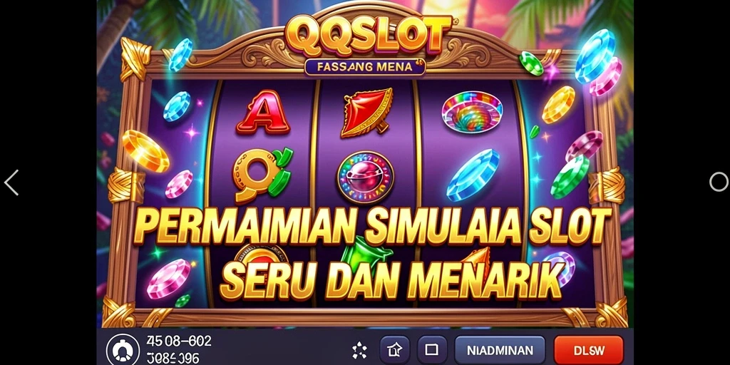 Tampilan gameplay menarik dari QQSLOT yang penuh warna.