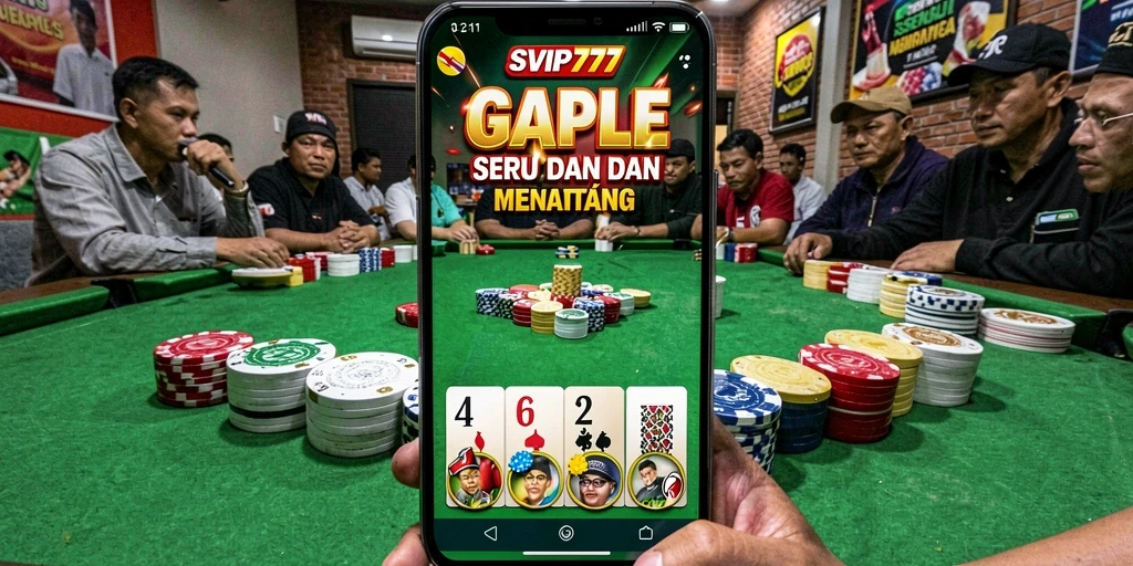Tampilan gameplay Gaple yang seru dan interaktif di SVIP777.